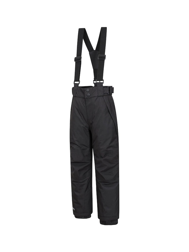 Mountain Warehouse Black Falcon Extreme Kids Waterproof Ski Trousers - Image 1 of 5