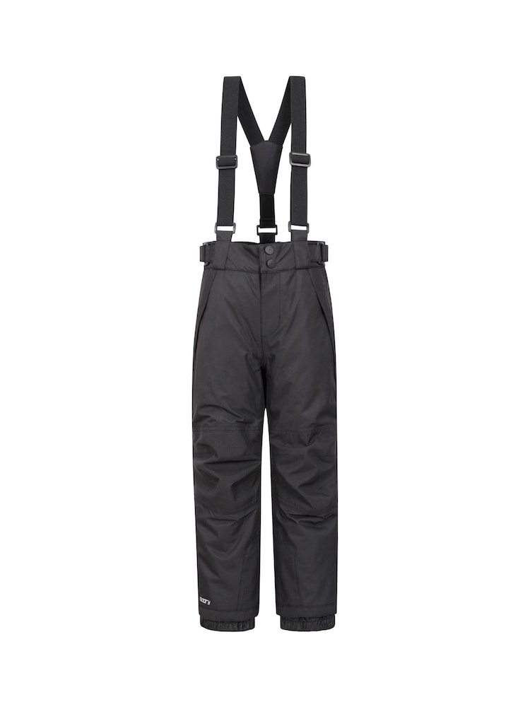 Mountain Warehouse Black Falcon Extreme Kids Waterproof Ski Trousers - Image 2 of 5