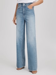 Paige Wide Leg Distressed Jeans - Image 2 of 6