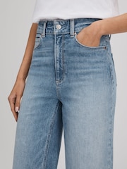 Paige Wide Leg Distressed Jeans - Image 5 of 6