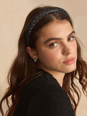 Black Sparkle Headband - Image 1 of 7