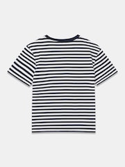 Mint Velvet White Stripe Paris Graphic T-Shirt - Image 8 of 8