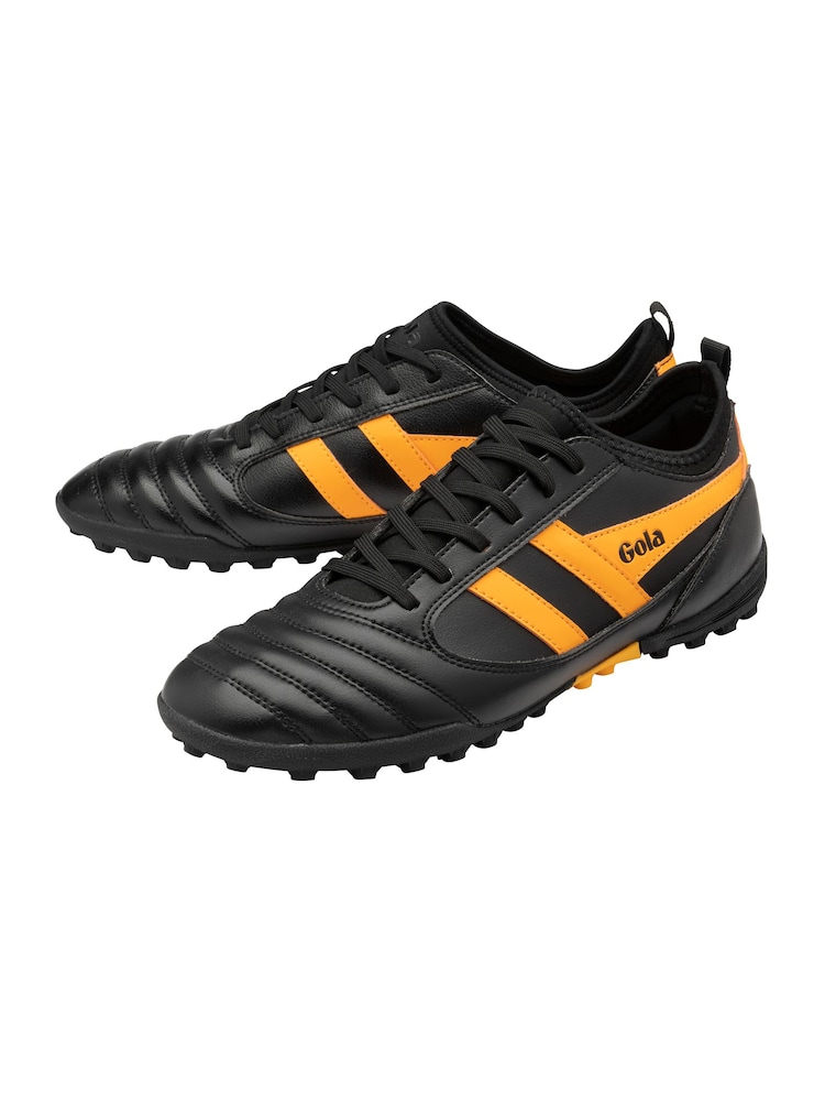 Gola Black Mens Ceptor Turf Microfibre Lace-Up Football Boots - Image 2 of 5