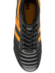 Gola Black Mens Ceptor Turf Microfibre Lace-Up Football Boots - Image 5 of 5