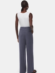 Whistles Blue Lottie Pinstripe Trousers - Image 2 of 6