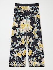 FatFace Jenna Black Citrus Floral Trousers - Image 6 of 6