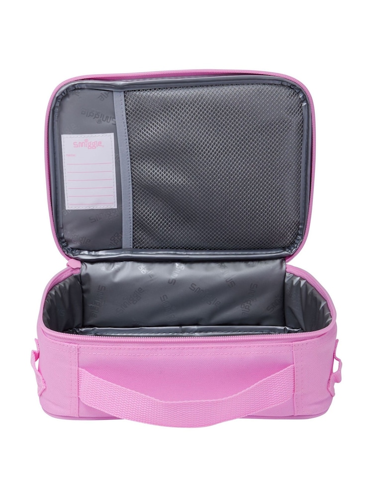 Smiggle Pink Realm Oblong Attach Lunchbox - Image 2 of 2 Smiggle Pink Realm Oblong Attach Lunchbox - Image 2 of 2