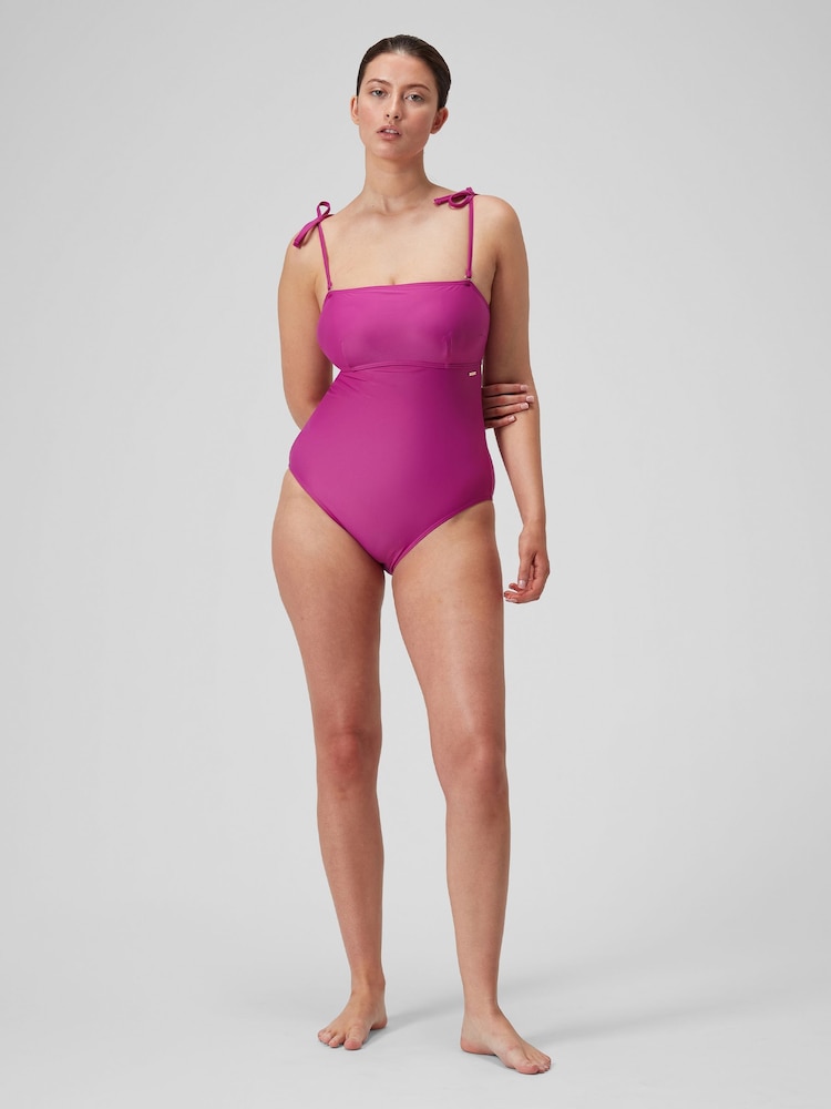 Speedo Womens Shaping Bandeau Swimsuit 1 Piece - Bild 1 von 6