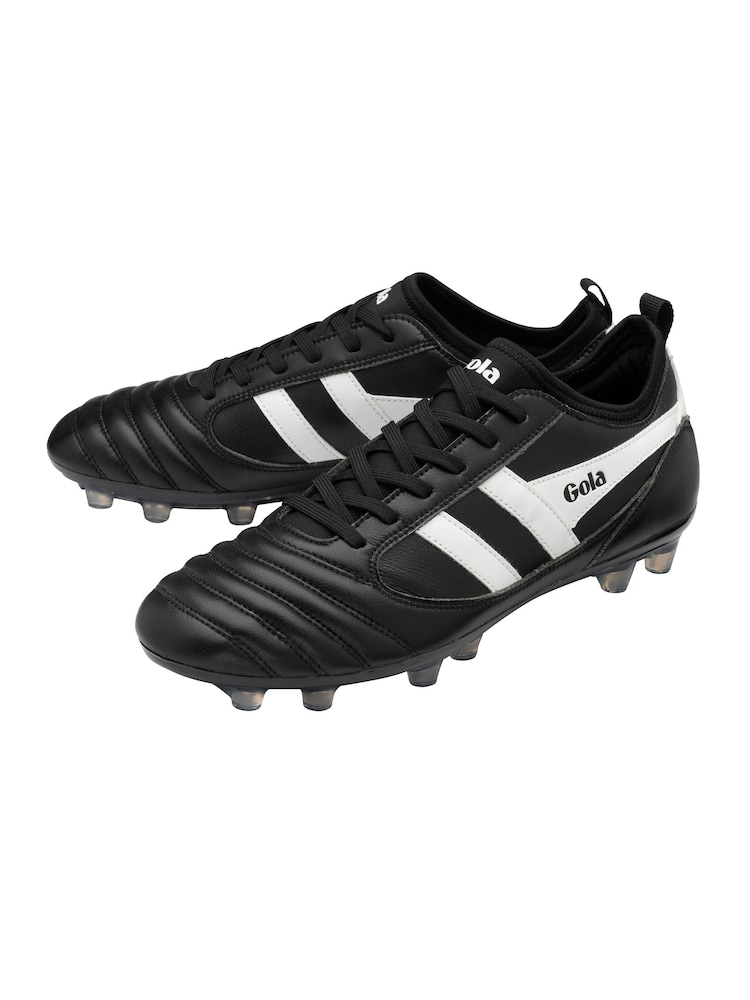 Gola Black/White Mens Ceptor MLD Pro Microfibre Lace-Up Football Boots - Image 2 of 5