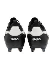 Gola Black/White Mens Ceptor MLD Pro Microfibre Lace-Up Football Boots - Image 3 of 5