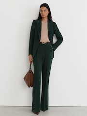 Verde oscuro - Americana de traje de corte sartorial de botonadura sencilla Gabi de Reiss - Imagen 5 de 9