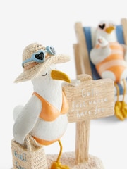 Set de 2 figuras de gaviotas veraniegas - Imagen 3 de 5