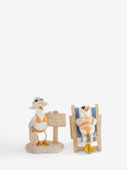 Set de 2 figuras de gaviotas veraniegas - Imagen 4 de 5
