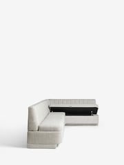 Chunky Weave Mid Natural Anderson Storage Right Hand Corner Dining Bench - Image 8 of 11