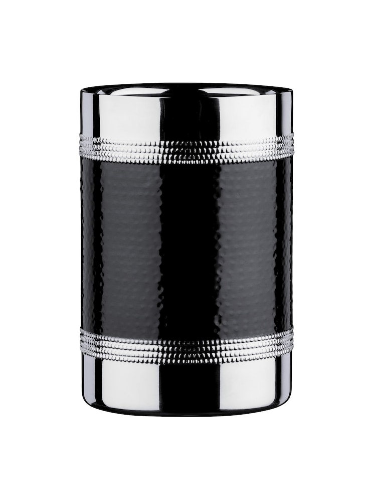 Maison by Premier Black Hammered Band Bottle Cooler - Image 1 of 1