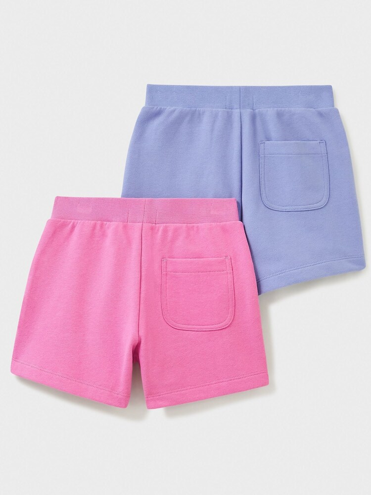 Crew Clothing Pink Jersey Shorts - Image 2 of 3 Crew Clothing Pink Jersey Shorts - Image 2 of 3