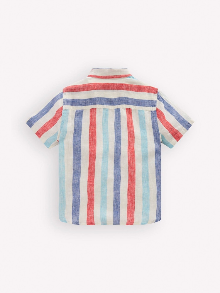 Camisa de algodón y lino de Boden - Imagen 2 de 3