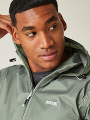 Regatta Green Lyle IV Packaway Waterproof Jacket - Image 6 of 9