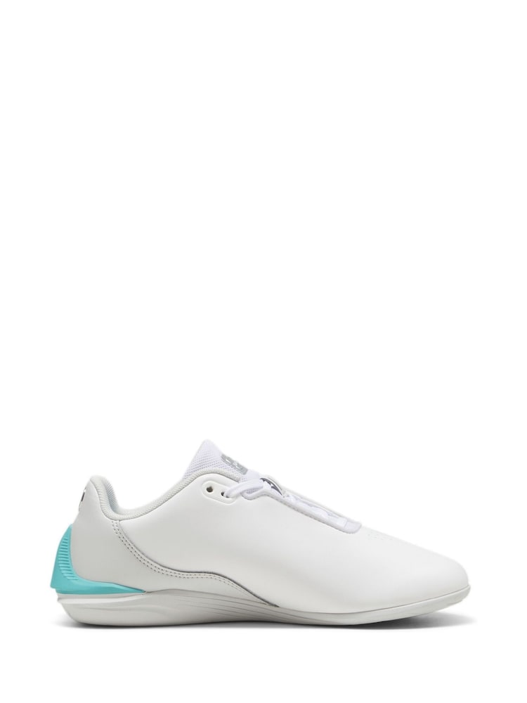 Puma White Kids Mercedes-AMG Petronas Formula 1 Drift Cat Decima Unisex Motorsport Shoes - Image 1 of 6