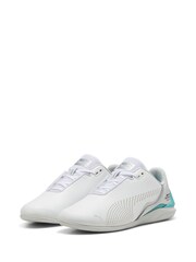 Puma White Kids Mercedes-AMG Petronas Formula 1 Drift Cat Decima Unisex Motorsport Shoes - Image 3 of 6