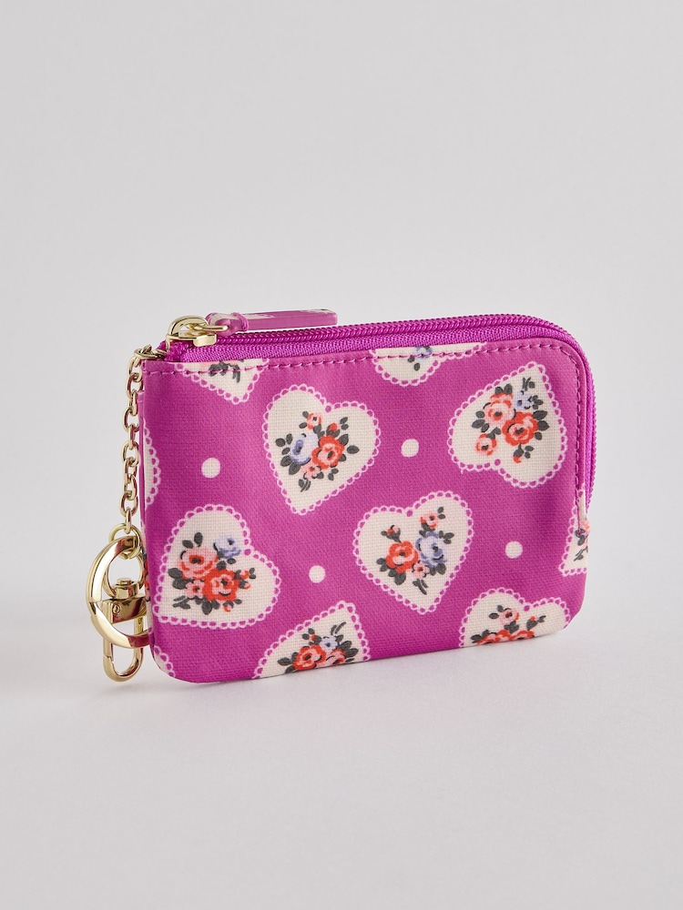 Cath Kidston Pink Hearts Card Coin Purse - Image 2 of 5