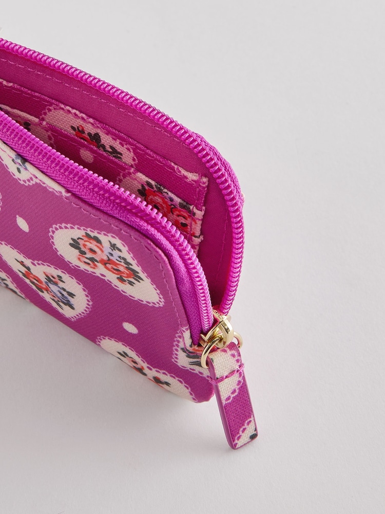 Cath Kidston Pink Hearts Card Coin Purse - Image 3 of 5