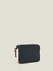 Accessorize Blue Suedette Classic Cross-Body Bag - Image 3 of 4