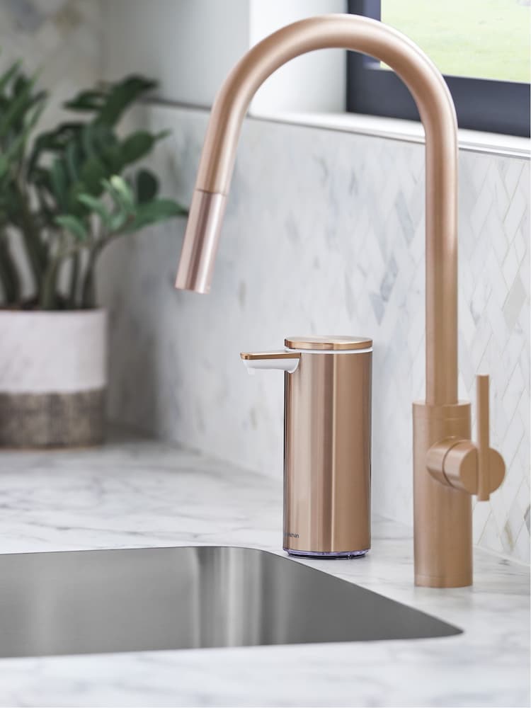 simplehuman Rose Gold Rechargeable Sensor Soap Pump 266ml - Image 1 of 5