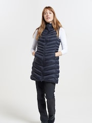 Mountain Warehouse Black Womens Florence Long Padded Gilet - Image 3 of 5