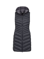 Mountain Warehouse Black Womens Florence Long Padded Gilet - Image 4 of 5