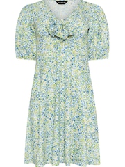 PixieGirl Petite Yellow Tie Front Dress - Image 5 of 5
