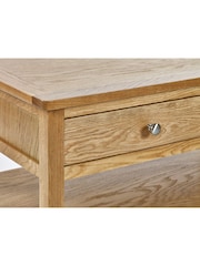 Julian Bowen Brown Mallory Coffee Table 2 Drawers - Image 5 of 5