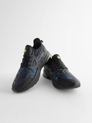 Black Splat Elastic Lace Trainers - Image 5 of 6