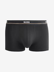 BOSS Blue Logo Waistband Stretch Cotton Trunks 5 Pack - Image 2 of 6