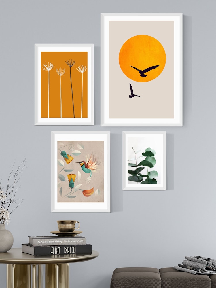 East End Prints White Bird Lovers Wall Set - Image 1 of 1 East End Prints White Bird Lovers Wall Set - Image 1 of 1