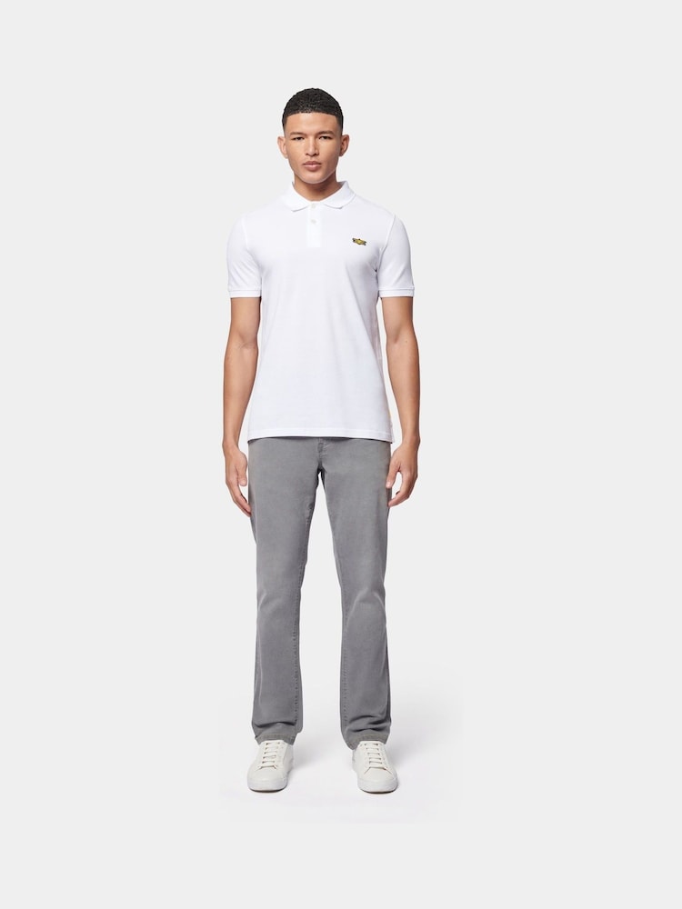 Flyers Mens Classic Fit 100% Cotton Polo Shirt - Image 2 of 9 Flyers Mens Classic Fit 100% Cotton Polo Shirt - Image 2 of 9