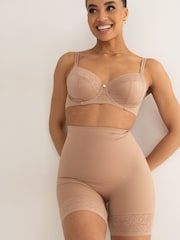 Pour Moi Nude Effortless Tummy Control Thigh Slimmer Shapewear - Image 2 of 4