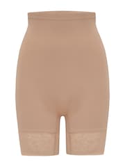 Pour Moi Nude Effortless Tummy Control Thigh Slimmer Shapewear - Image 3 of 4