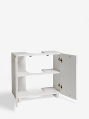 White Wave Under Sink Storage Cabinet - Image 8 of 9