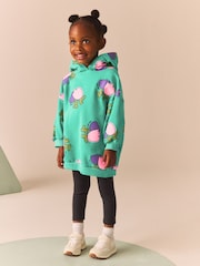 Green Hooded Sweat Dress (3mths-7yrs) - Image 1 of 7