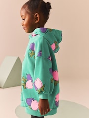 Green Hooded Sweat Dress (3mths-7yrs) - Image 2 of 7