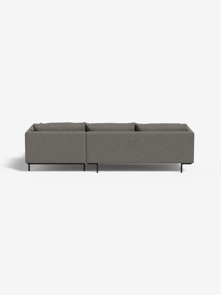 MADE.COM Basket Weave Dark Natural Harlow Right Hand Facing Corner Sofa - Image 2 of 3