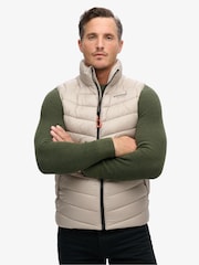 Superdry Nude Non Hooded Fuji Padded Gilet - Image 2 of 7