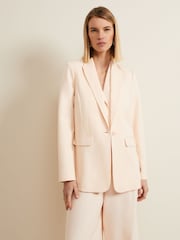 Phase Eight Pink Bianca Peach Suit Jacket - Image 1 of 8