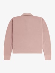 وردي داكن - قميص بولو محبوك من Fred Perry - صورة 7 من 7