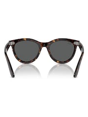 Ray Ban Wayfarer Way Rb2241 Oval Brown Sunglasses - Image 6 of 8