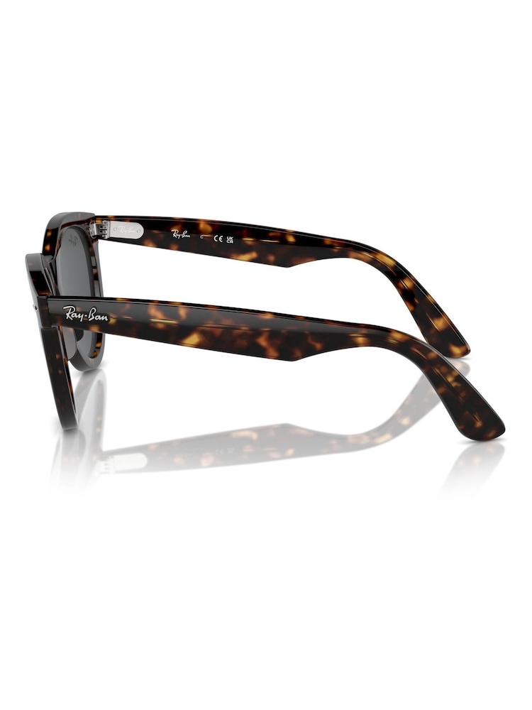 Ray Ban Wayfarer Way Rb2241 Oval Brown Sunglasses - Image 7 of 8