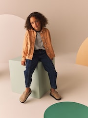 Sand Denim Shacket (3-16yrs) - Image 3 of 10