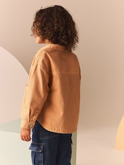 Sand Denim Shacket (3-16yrs) - Image 4 of 10