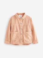 Sand Denim Shacket (3-16yrs) - Image 6 of 10